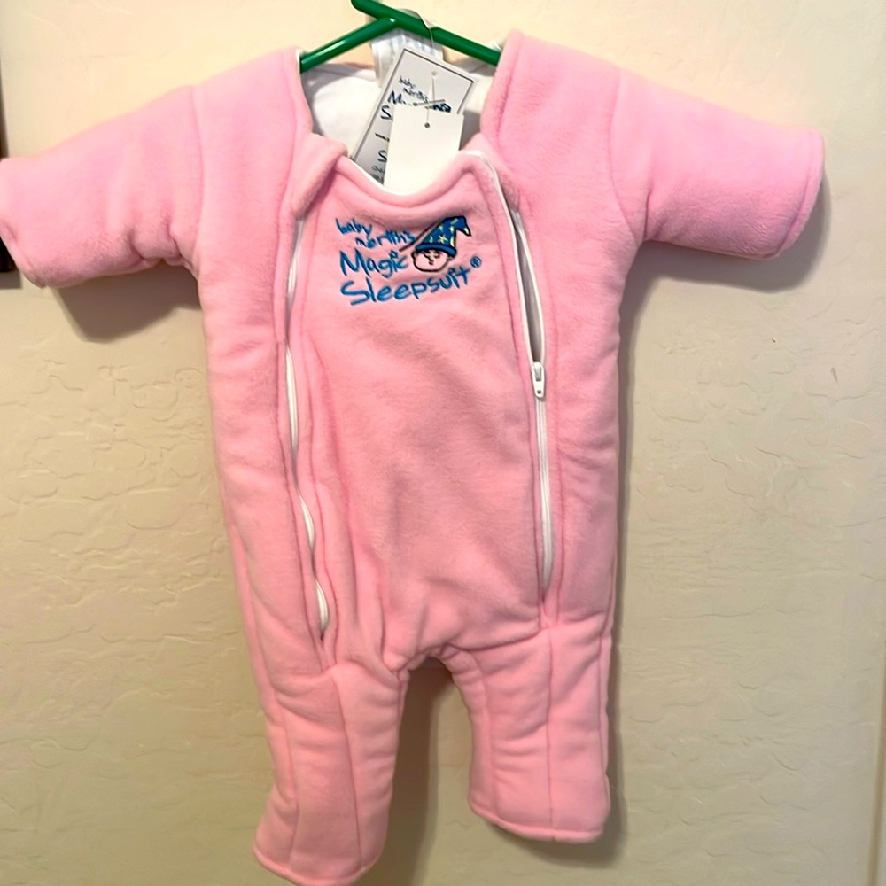Baby Merlin’s Magic Sleepsuit Pink